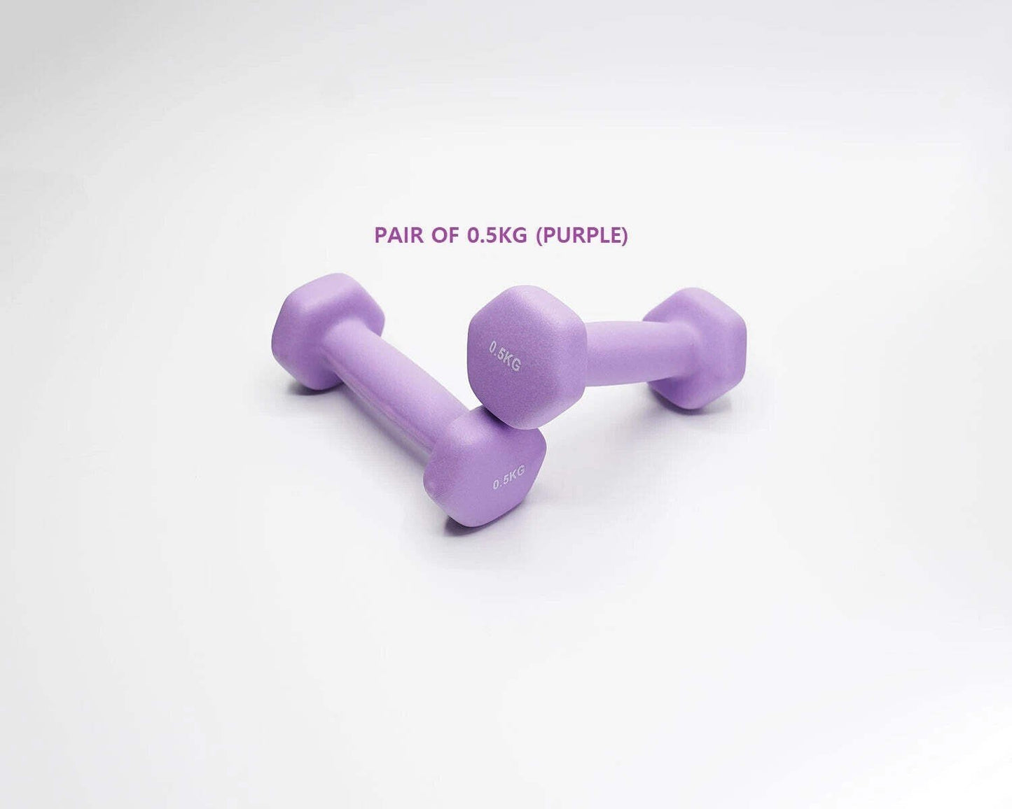 Neoprene Dumbbell Pair – Non-Slip Grip, Cast Iron Core – Gym Fitness Weights