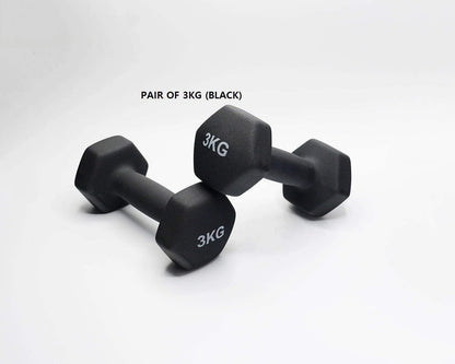 Neoprene Dumbbell Pair – Non-Slip Grip, Cast Iron Core – Gym Fitness Weights