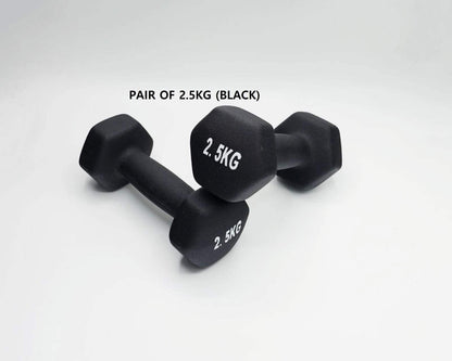 Neoprene Dumbbell Pair – Non-Slip Grip, Cast Iron Core – Gym Fitness Weights