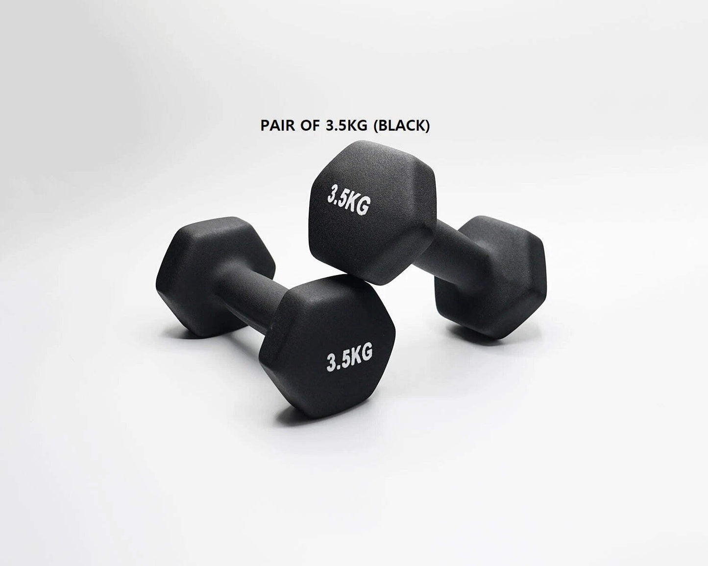 Neoprene Dumbbell Pair – Non-Slip Grip, Cast Iron Core – Gym Fitness Weights